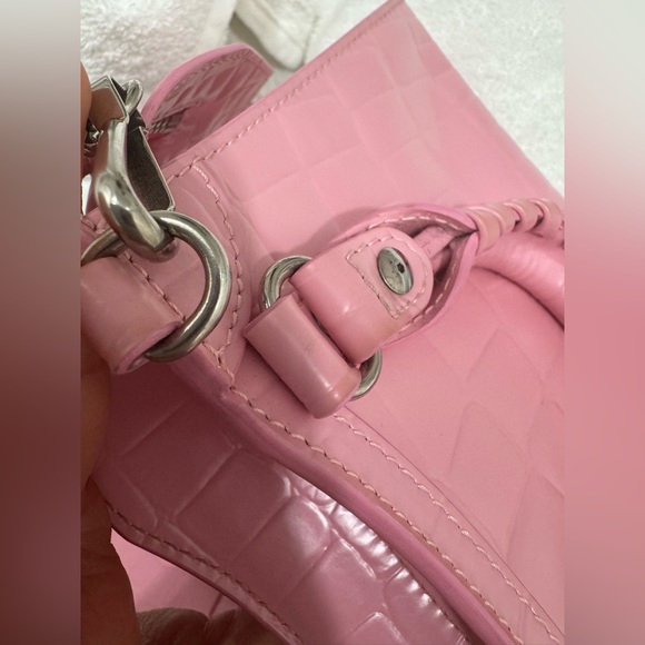 Balenciaga- Neo classic city bag crocodile embossed leather mini - Picture 14 of 14